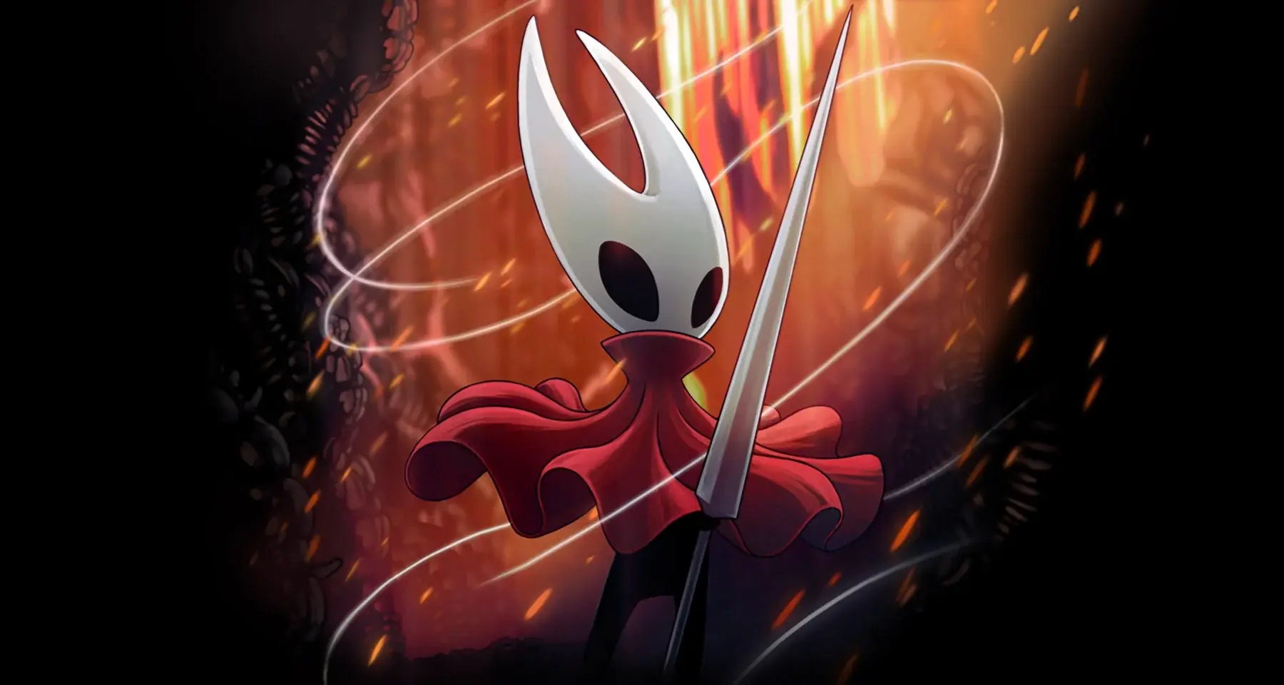 Hornet in an official Silksong landscape used as the hero image for the tools guide