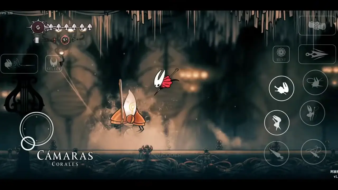 Hollow Knight Silksong APK - Epic Cambras boss fight gameplay on Android mobile